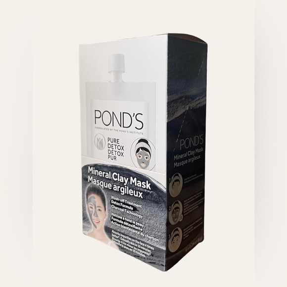 Pond's Pure Detox Mineral Clay Mask - 6pcs x 0.28oz/8g - Picture 2 of 7